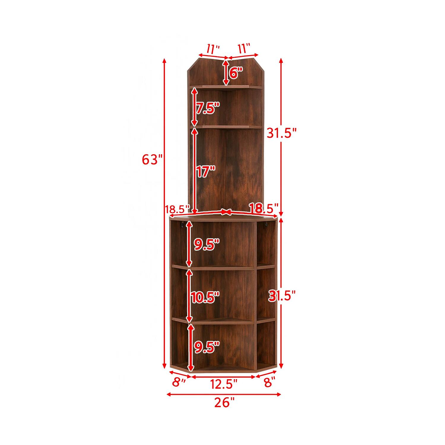 11" 11" 16" 15" 7.5" 31.5" 63" 17" 18.5" 18.5" 9.5" 10.5" 31.5" 9.5" 8" 12.5" 26" 8"
