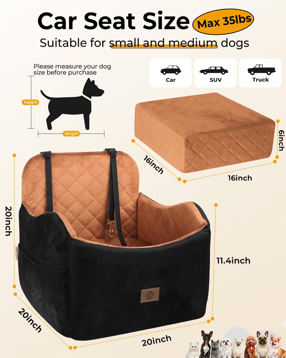 Car Seat Size  
Max 35lbs  
Suitable for small and medium dogs  

Please measure your dog size before purchase  

Car Seat Size  
Max 35lbs  
Suitable for small and medium dogs  

Please measure your dog size before purchase  

Car Seat Size  
Max 35lbs  
Suitable for small and medium dogs  

Please measure your dog size before purchase  

Car Seat Size  
Max 35lbs  
Suitable for small and medium dogs  

Please measure your dog size before purchase  

Car Seat Size  
Max 35lbs  
Suitable for small and medium dogs  

Please measure your dog size before purchase  

Car Seat Size  
Max 35lbs  
Suitable for small and medium dogs  

Please measure your dog size before purchase  

Car Seat Size  
Max 35lbs  
Suitable for small and medium dogs  

Please measure your dog size before purchase  

Car Seat Size  
Max 35lbs  
Suitable for small and medium dogs  

Please measure your dog size before purchase  

Car Seat Size  
Max 35lbs  
Suitable for small and medium dogs  

Please measure your dog size before purchase  

Car Seat Size  
Max 35lbs  
Suitable for small and medium dogs  

Please measure your dog