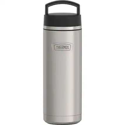 Front. Thermos - Thermos 32 oz. Icon Insulated Water Bottle - Matte Stainless Steel - Matte Stainless Steel.