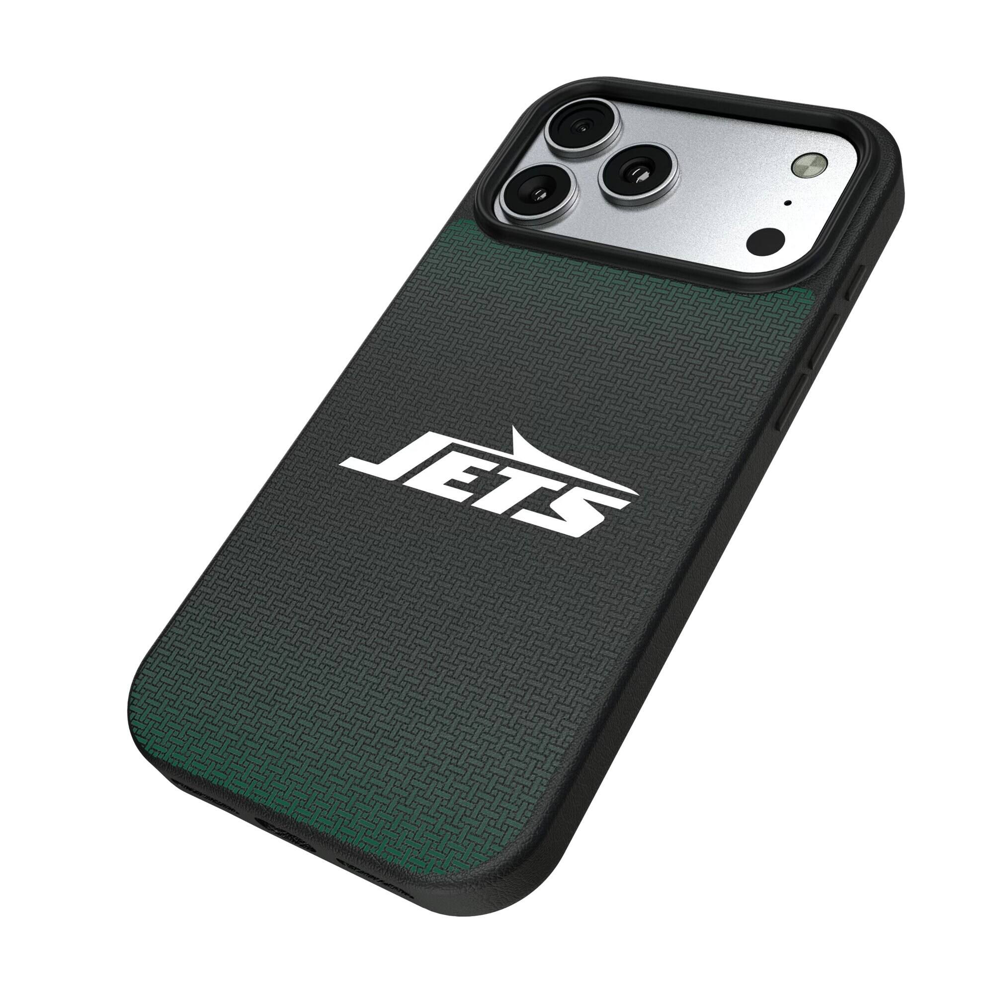 Alt View 1. Keyscaper - Linen Logo iPhone Magnetic Bump Case - 17 Pro Max - Black.