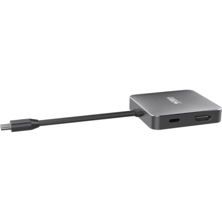 Alt View 2. Urban Factory - Urban Factory HUBEE LIGHT: 100W USB-C Mini Station - Memory Card Reader - SD, microSD - 100 W - USB Type C - 4K - 3840 x.