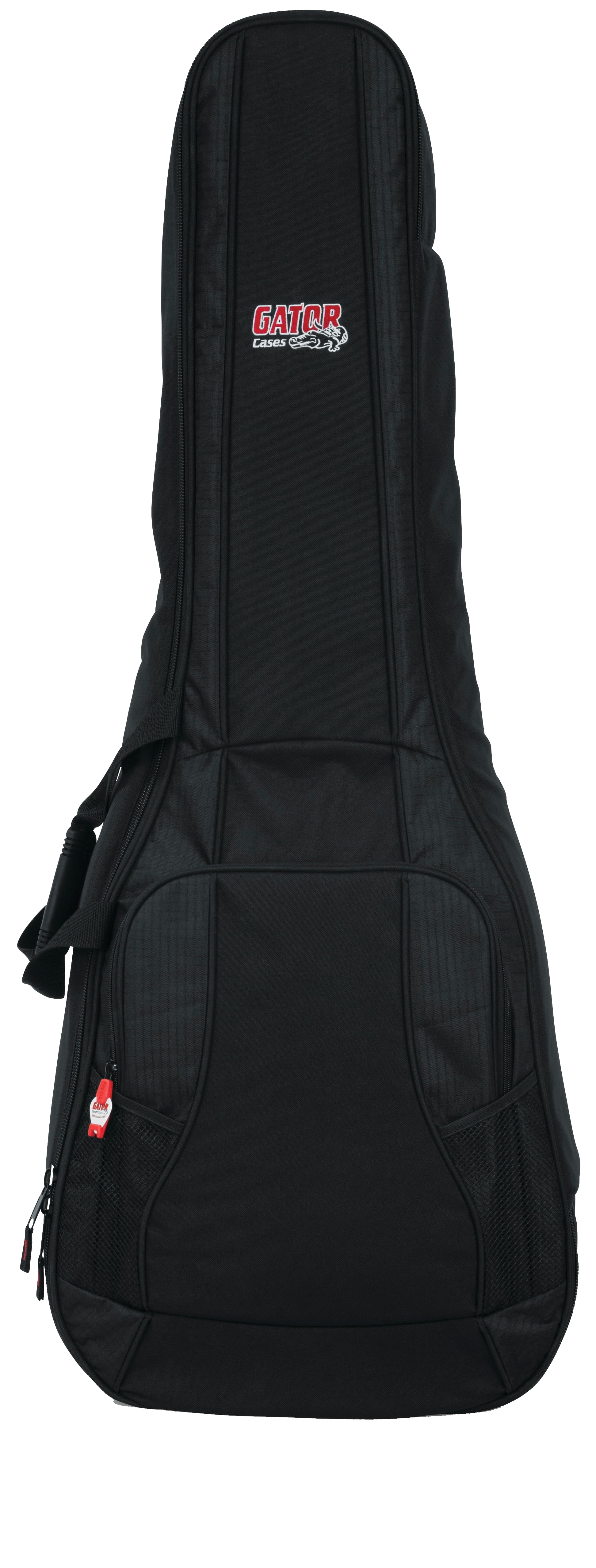 Gator - 4G Series Double Guitar Bag for Acoustic and Electric Guitar w/ Adjustable Backpack Straps, Dual Compartment and Padded