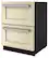 Alt View 7. KitchenAid - 4.40 Cu. Ft. Built-In Mini Fridge with Double-Drawer Refrigerator - Custom Panel Ready.
