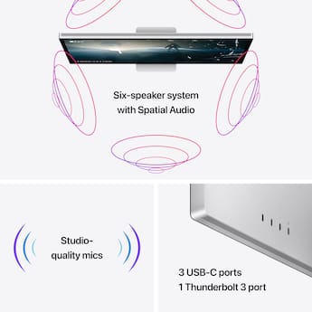 Apple Studio Display Nano texture glass VESA mount adapter Silver Apple Studio Display Nano texture glass VESA mount adapter Silver