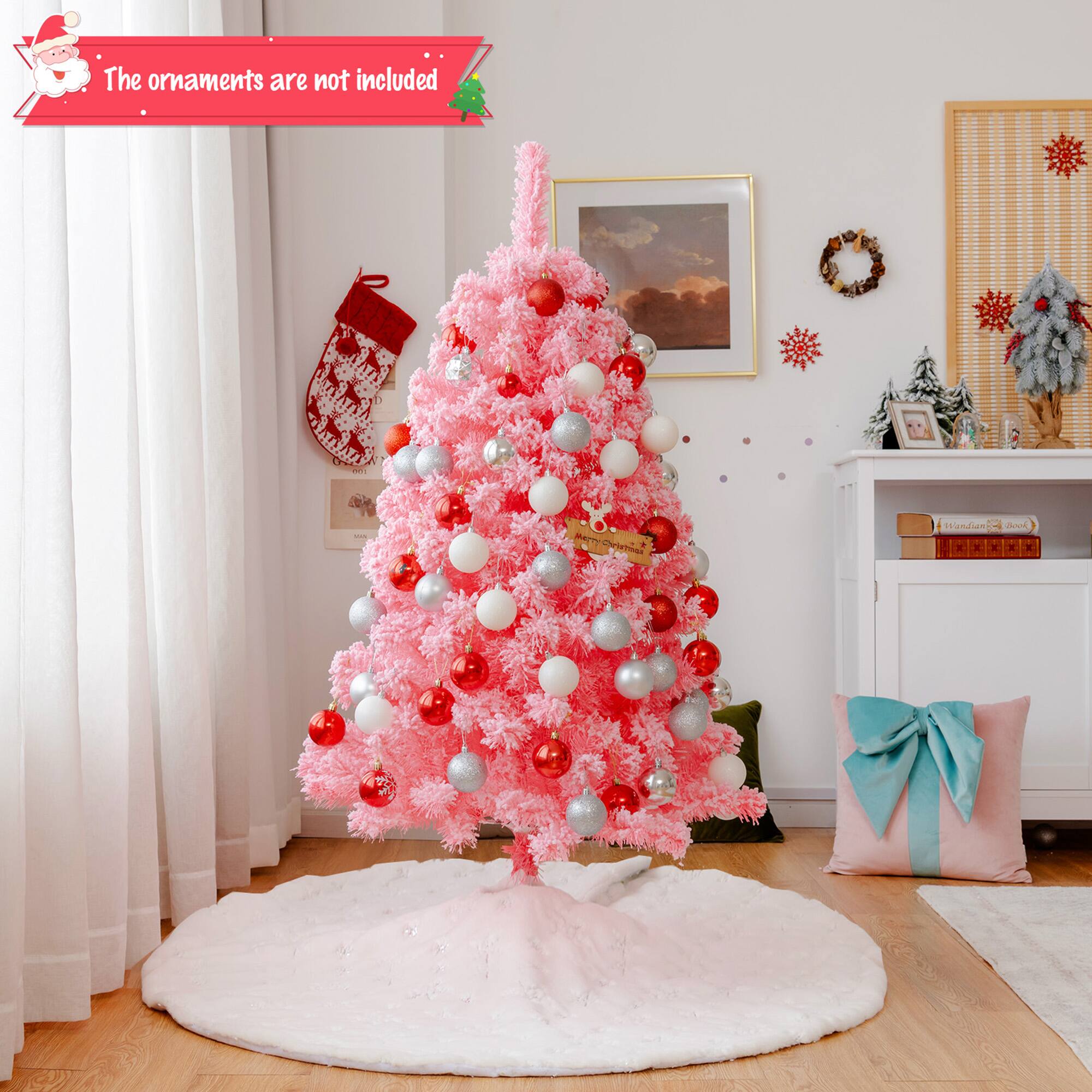 The ornaments are not included