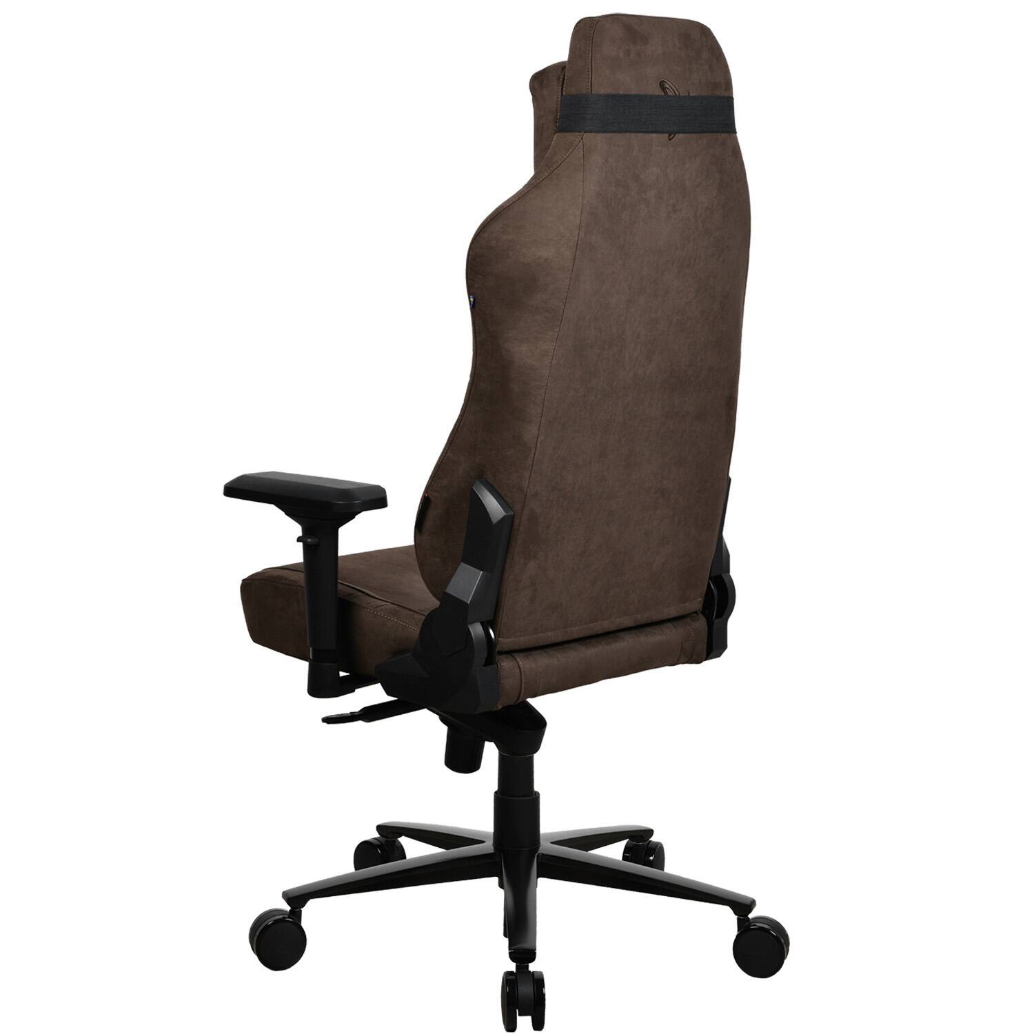 Alt View 12. Arozzi - Vernazza Series Top-Tier Premium Supersoft Upholstery Fabric Gaming Chair - Brown.