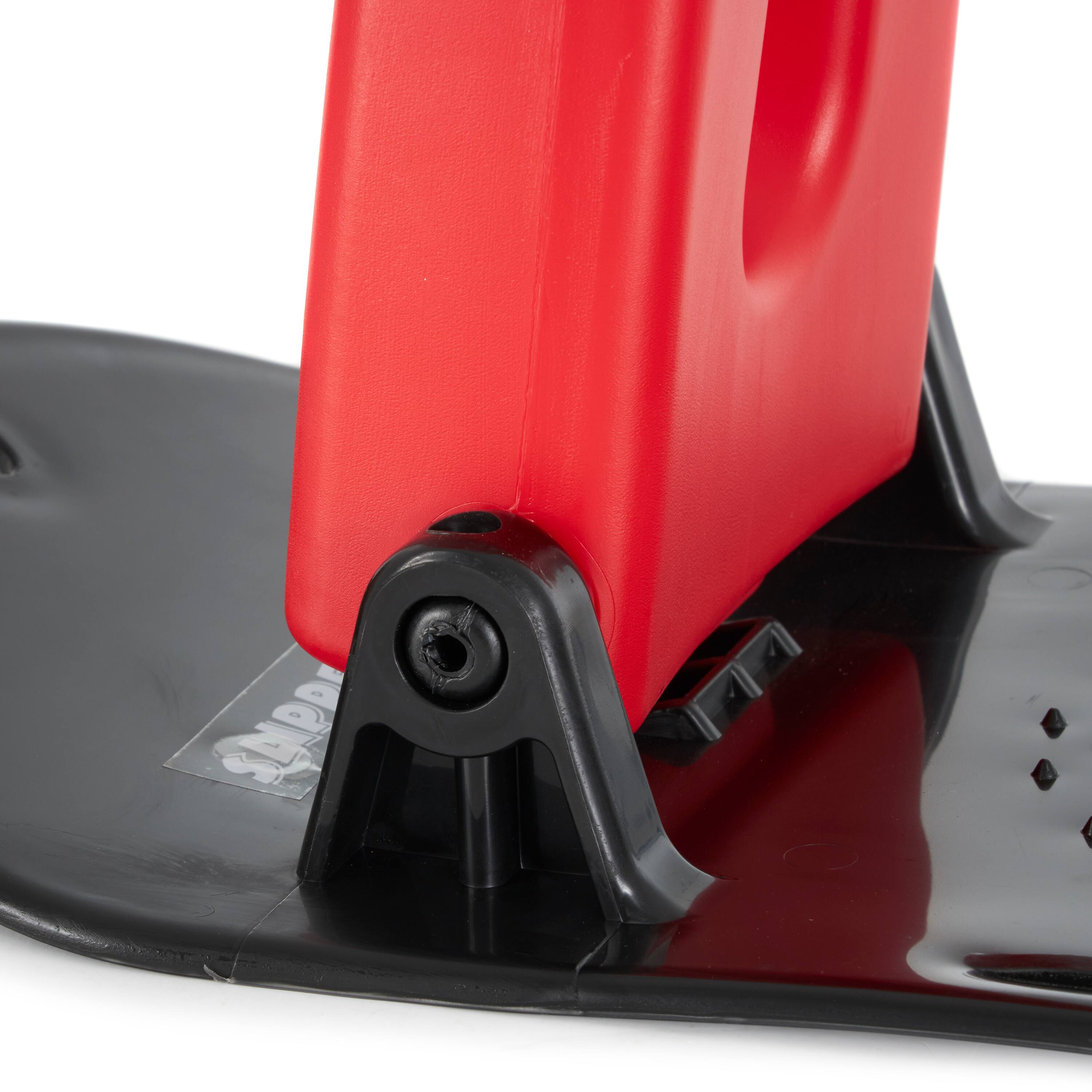 Alt View 8. Slippery Racer - Slippery Racer Kids Foldable Downhill Outdoor Winter Ski Scooter Snow Sled, Red - Red.