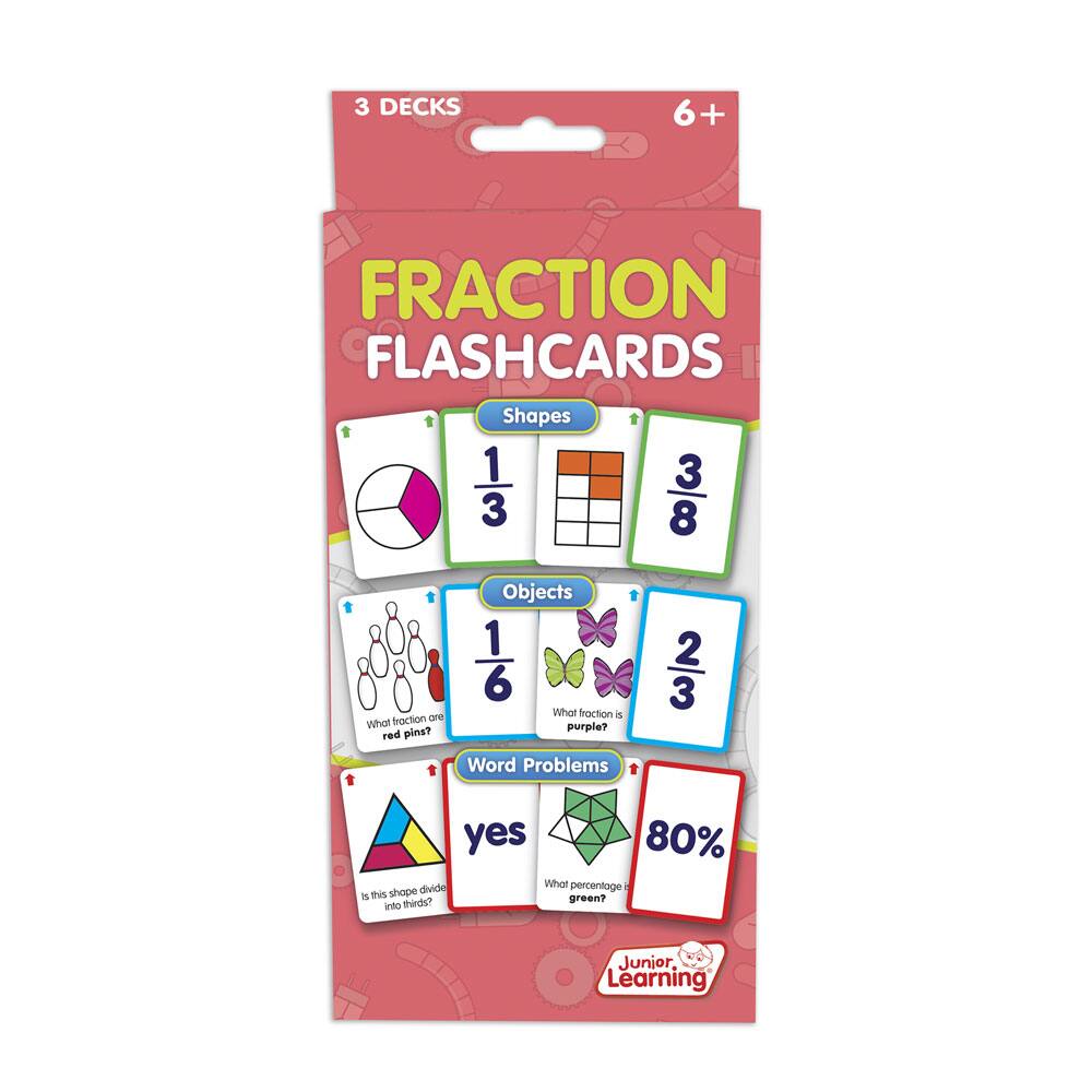 Junior Learning Fraction Flashcards - Best Buy
