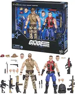 Hasbro - G.I. Joe - Classified Series - #173, Sgt Slaughter & Felix "Mercer" Stratton Action Figure 2-Pack - COLLECTIBLES - Multicolor