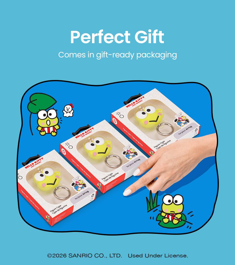 Perfect Gift  
Comes in gift-ready packaging  

KITTY TRISNWS HELLO SA KITTY TEWENE HELLO AN 0* O O m A igares AirTeg Klr ag for/pourAirTog Yo/p Type lgurine Figure de Type KITTY TOS HELLO N *O 0 pr Airtag NM tor/pour Type frgurine Figure de Type Type Tigrine Figure d Type pera foripour lor 2026 SANRIO CO., LTD. Used Under License.