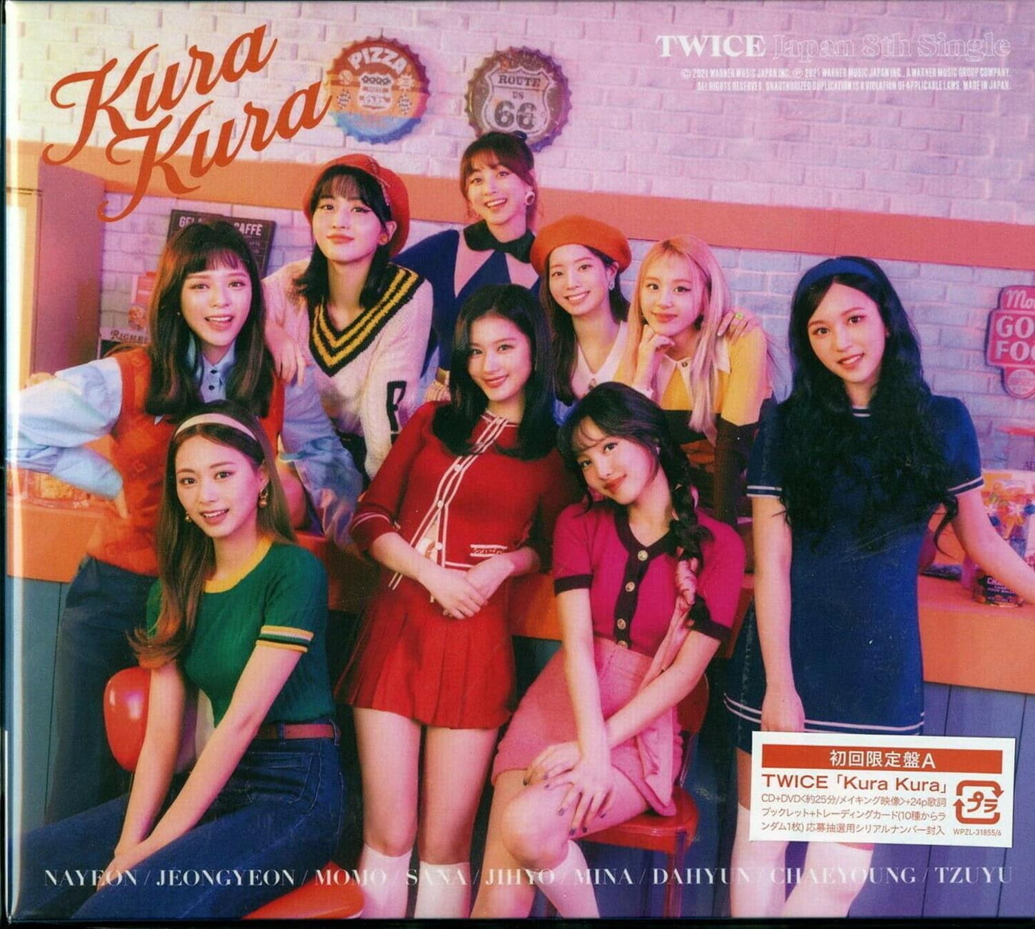 TWICE - Kura Kura (Version A) (incl. DVD)   - COMPACT DISCS [CD] price history on PriceWatchPro