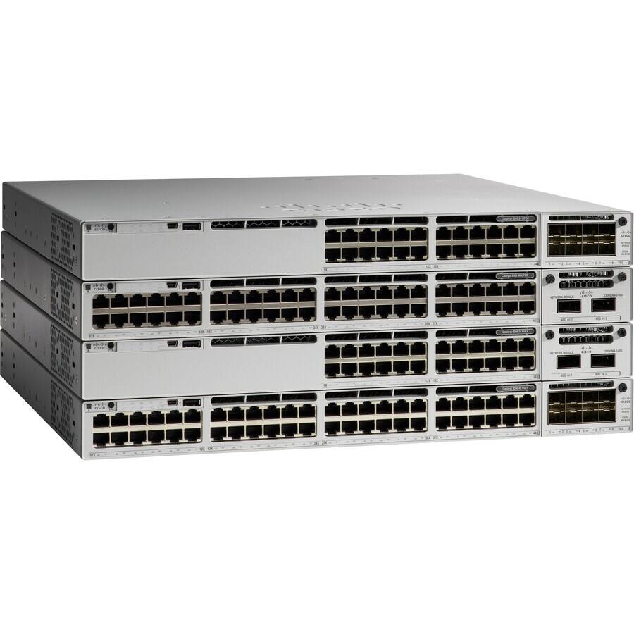 Alt View 1. Cisco Consumer Products - Cisco Catalyst C9300-48UXM-E Ethernet Switch - 48 Ports - Manageable - Gigabit Ethernet - 10/100/1000Base-T - 2 Layer - Unknown.