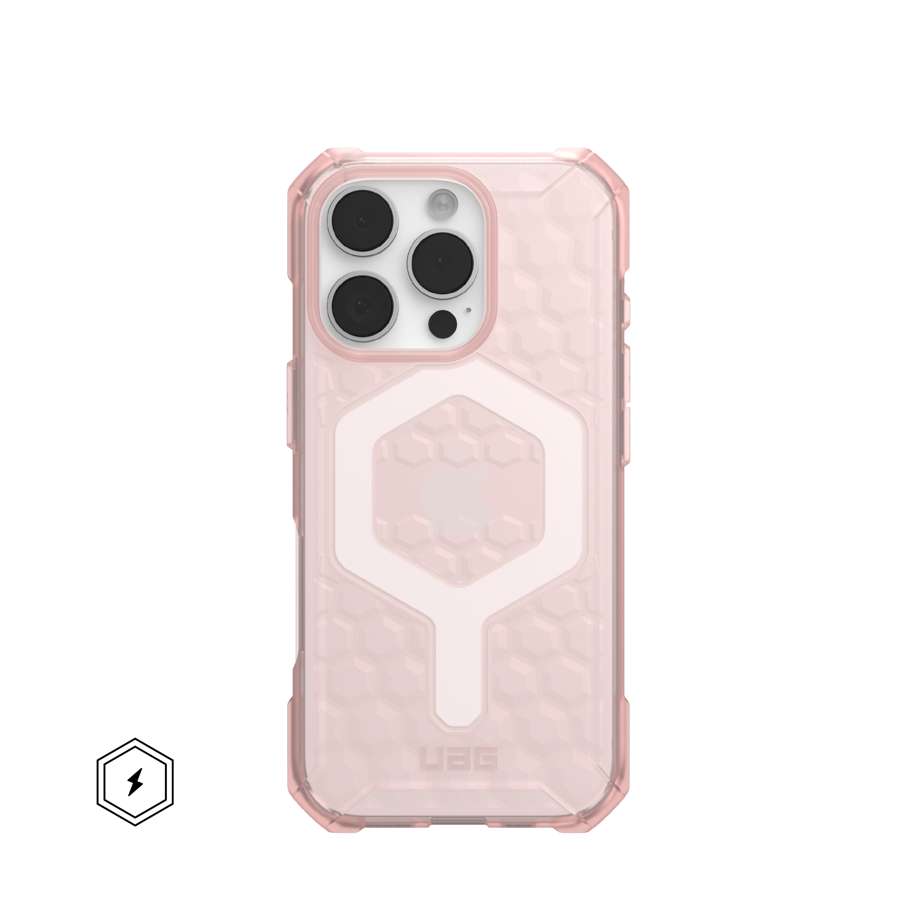 UAG - Essential Armor Series Case with Magsafe for Apple iPhone 16 Pro - Rose - Front_Zoom