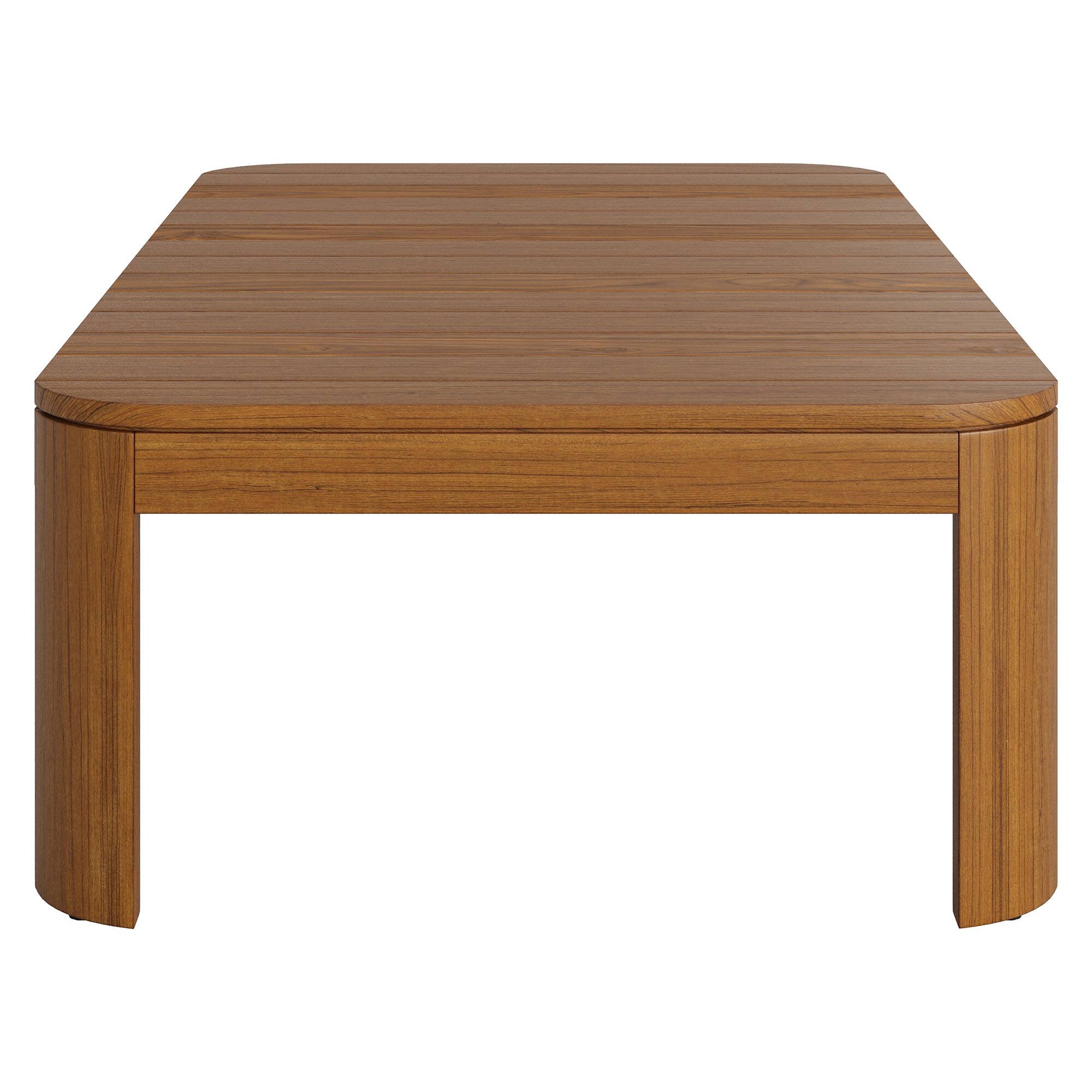 Alt View 2. Modway - Kona 47 Inch Outdoor Teak Wood Coffee Table by Modway - Natural.