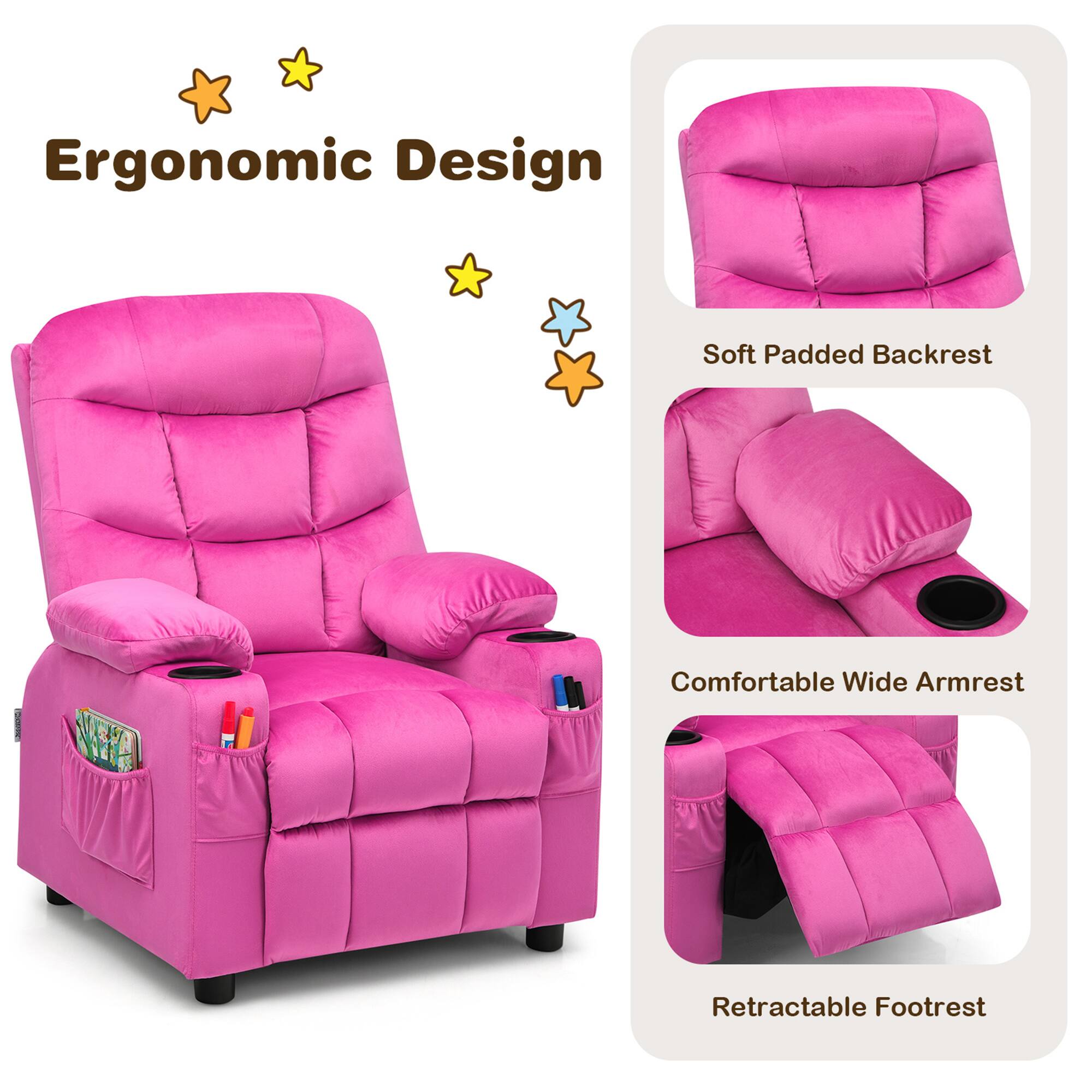 Ergonomic Design

- Soft Padded Backrest
- Comfortable Wide Armrest
- Retractable Footrest