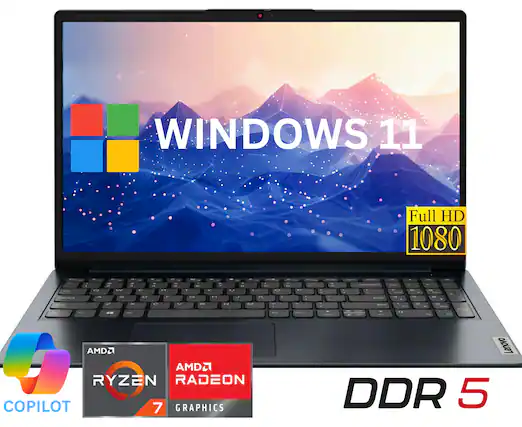 WINDOWS 11 Full HD 1080
AMD RYZEN 7 GRAPHICS
AMD RADEON
COPILOT
DDR 5