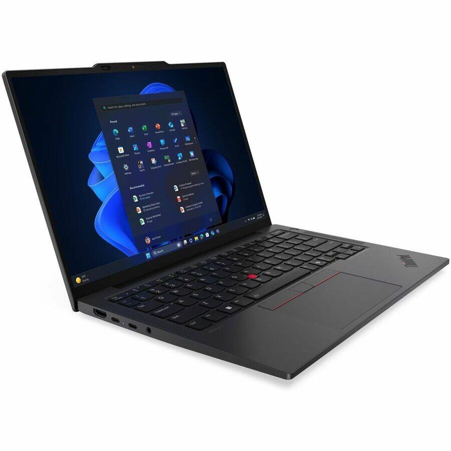 Alt View 7. Lenovo - Lenovo ThinkPad X13 Gen 6 21RK00BJUS 13.3" Notebook - WUXGA - Intel Core Ultra 7 265U - vPro Technology - Intel Evo Plat - Black.