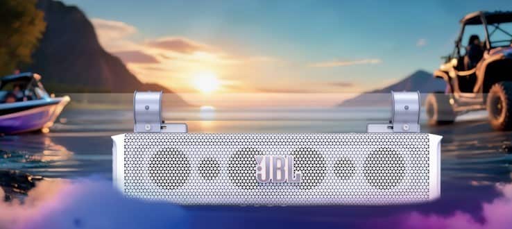 JBL - 21” RALLYBARS2WHT Bluetooth soundbar with 150Wrms power rating, No LED Lights, color - White