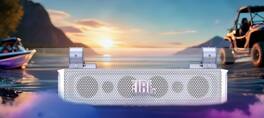 JBL - 21” RALLYBARS2WHT Bluetooth soundbar with 150Wrms power rating, No LED Lights, color - White