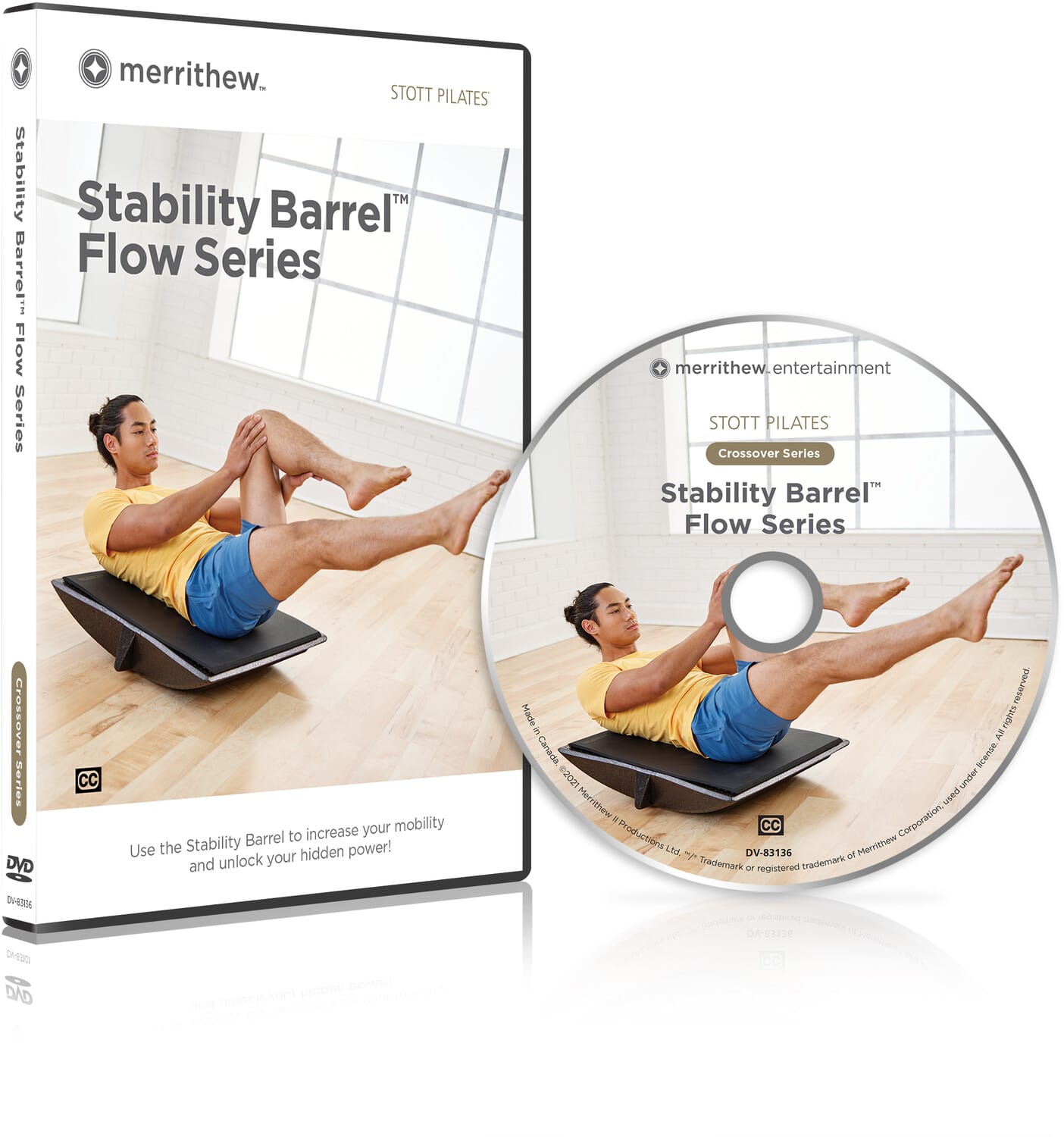 STOTT PILATES Stability Barrel Flow Series  - DVD