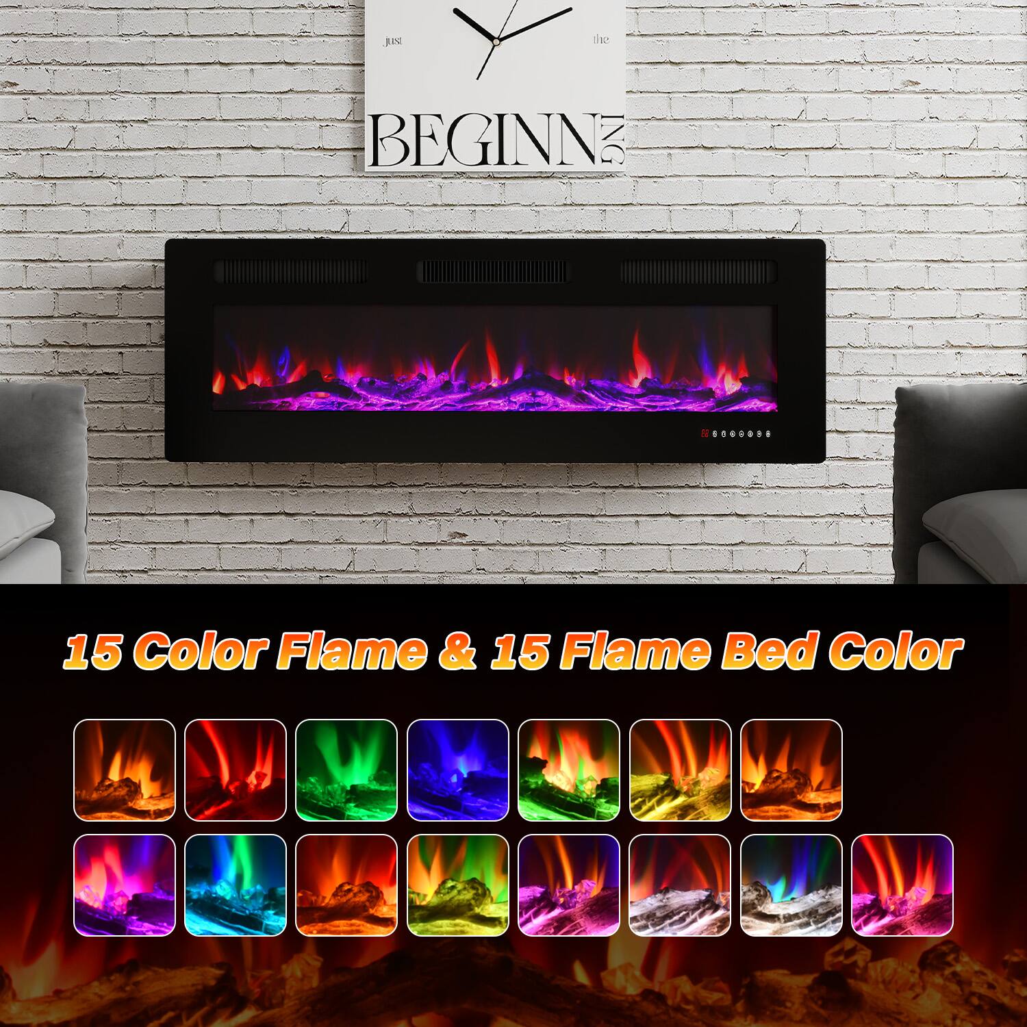 BEGINN the BEGINNING

15 Color Flame & 15 Flame Bed Color