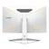 Back. BenQ - MOBIUZ EX2710U 27" IPS LED 4K 144Hz Freesync Premium Pro Gaming Monitor with HDR (HDMI/DP/USB Type B/USB 3.0) - White.