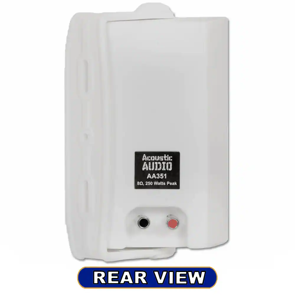 Acoustic AUDIO AA351  
80, 250 Watts Peak  

REAR VIEW