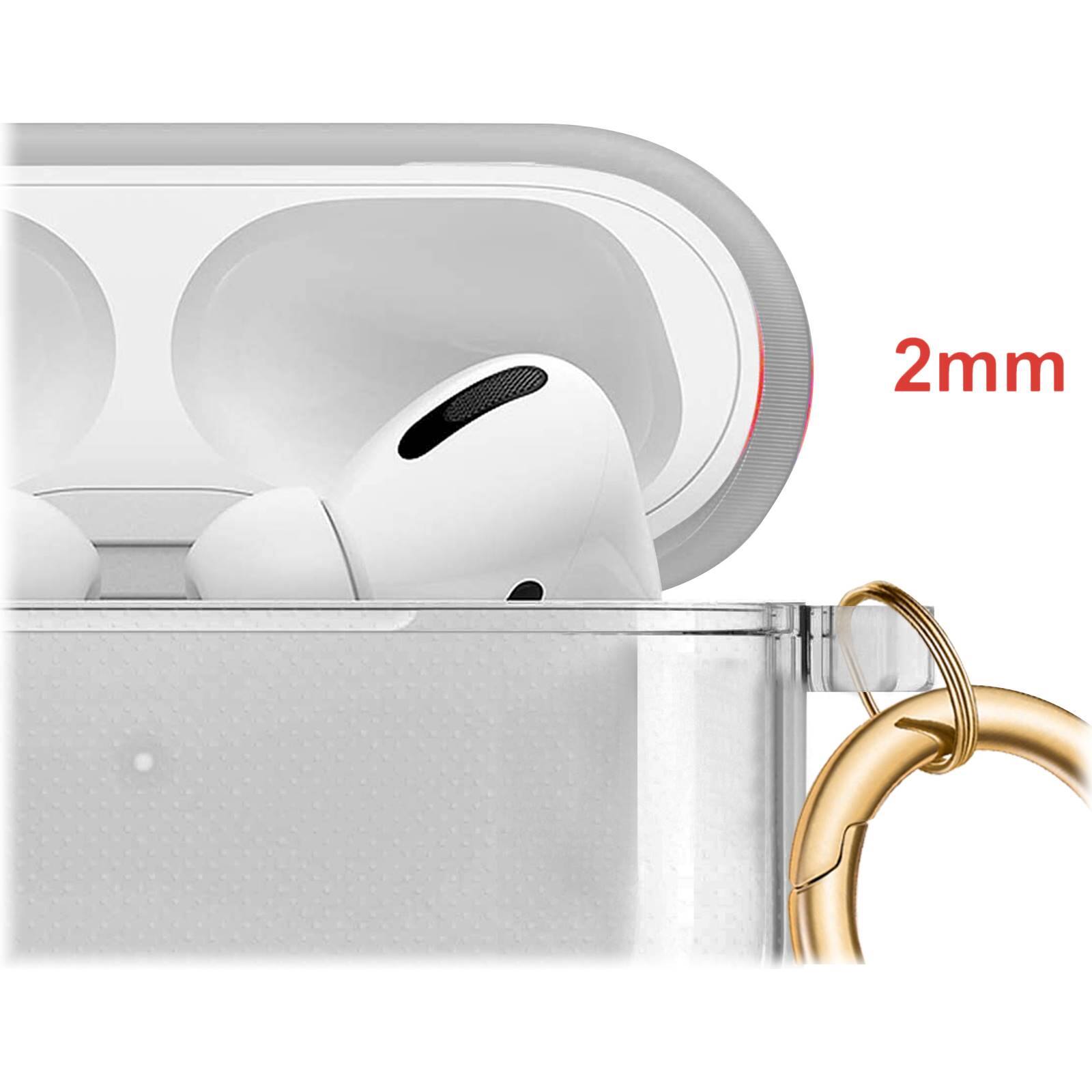 Alt View 11. SaharaCase - Hybrid Flex Series Case for Apple AirPods 3 (3rd Generation) - Transparent Black.