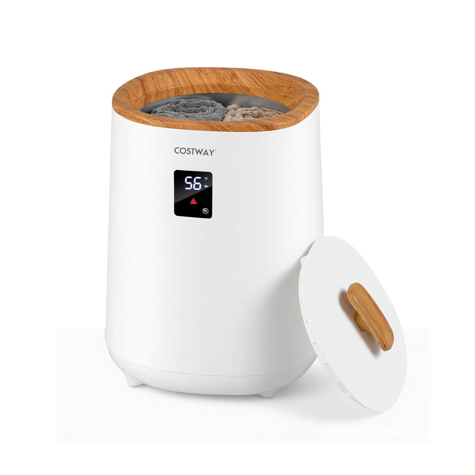 Alt View 10. Costway - Costway 18L Towel Warmer for Bathroom with LED Display Auto Shut off for 2 40" x 70" Towels - White.