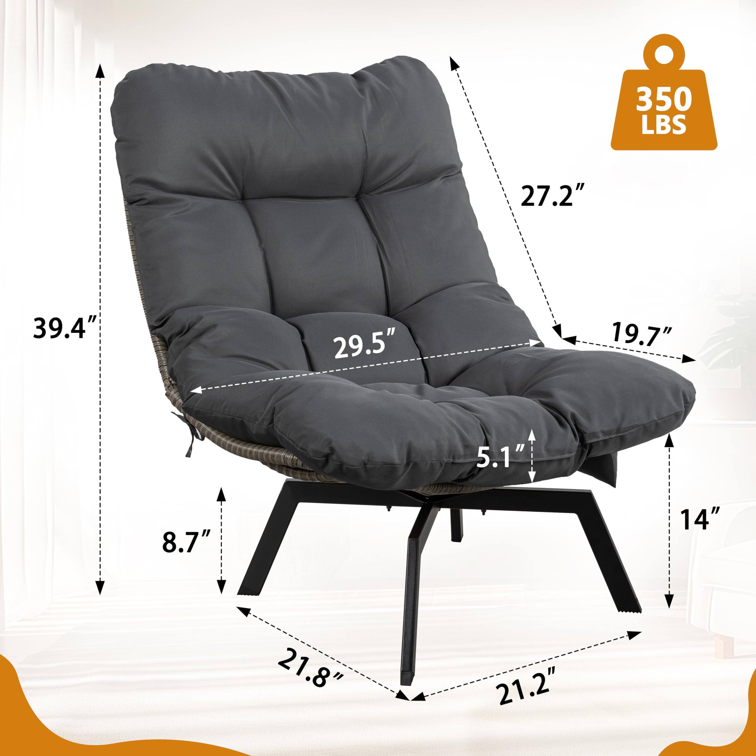 350 LBS  
27.2"  
39.4"  
29.5"  
19.7"  
5.1"  
8.7"  
14"  
21.8"  
21.2"