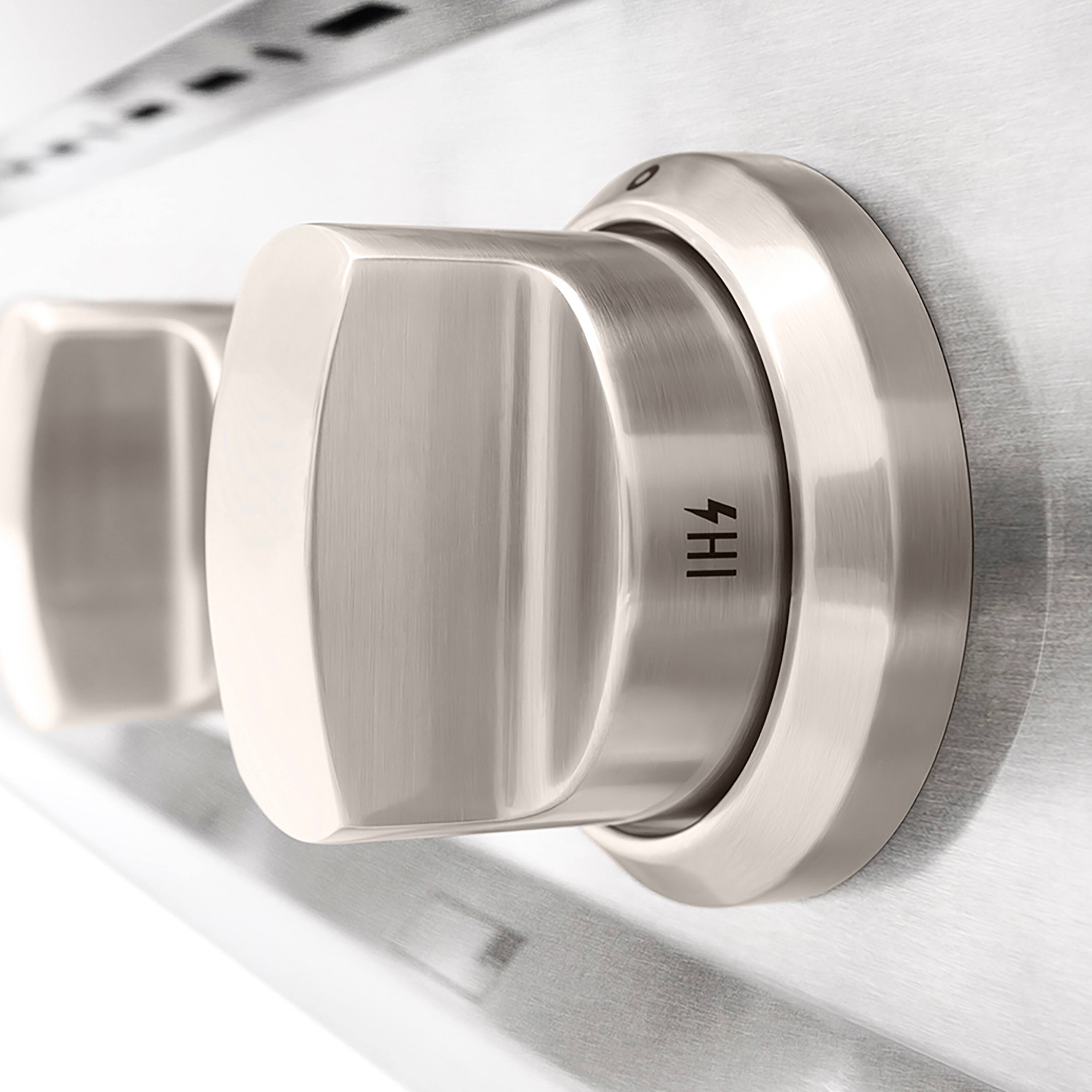 Alt View 7. ZLINE - ZLINE 30 in. Classic Gas Rangetop w/ 4 Brass Burners & Porcelain Cooktop in Satin Stainless Steel - Satin Stainless Steel.
