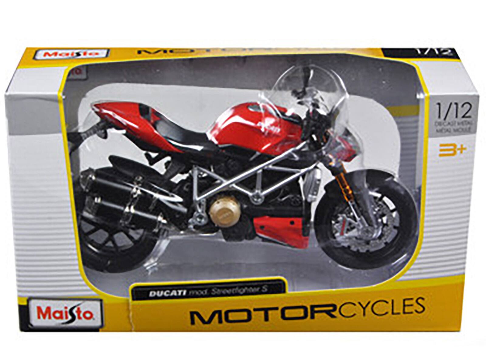Maisto 1/12 DECA MCA 3+ Ducati mod Streetfighter S MOTORCYCLES