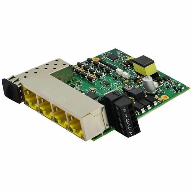Photos - Switch Brainboxes SW-195 Ethernet - 4 Ports - Gigabit Ethernet - 10/100/1000Base-T, 1000Base-X - 2 Layer Supported - 1 - B