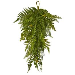 BreeBe - 28” Fern Artificial Teardrop (Set of 2) - Green