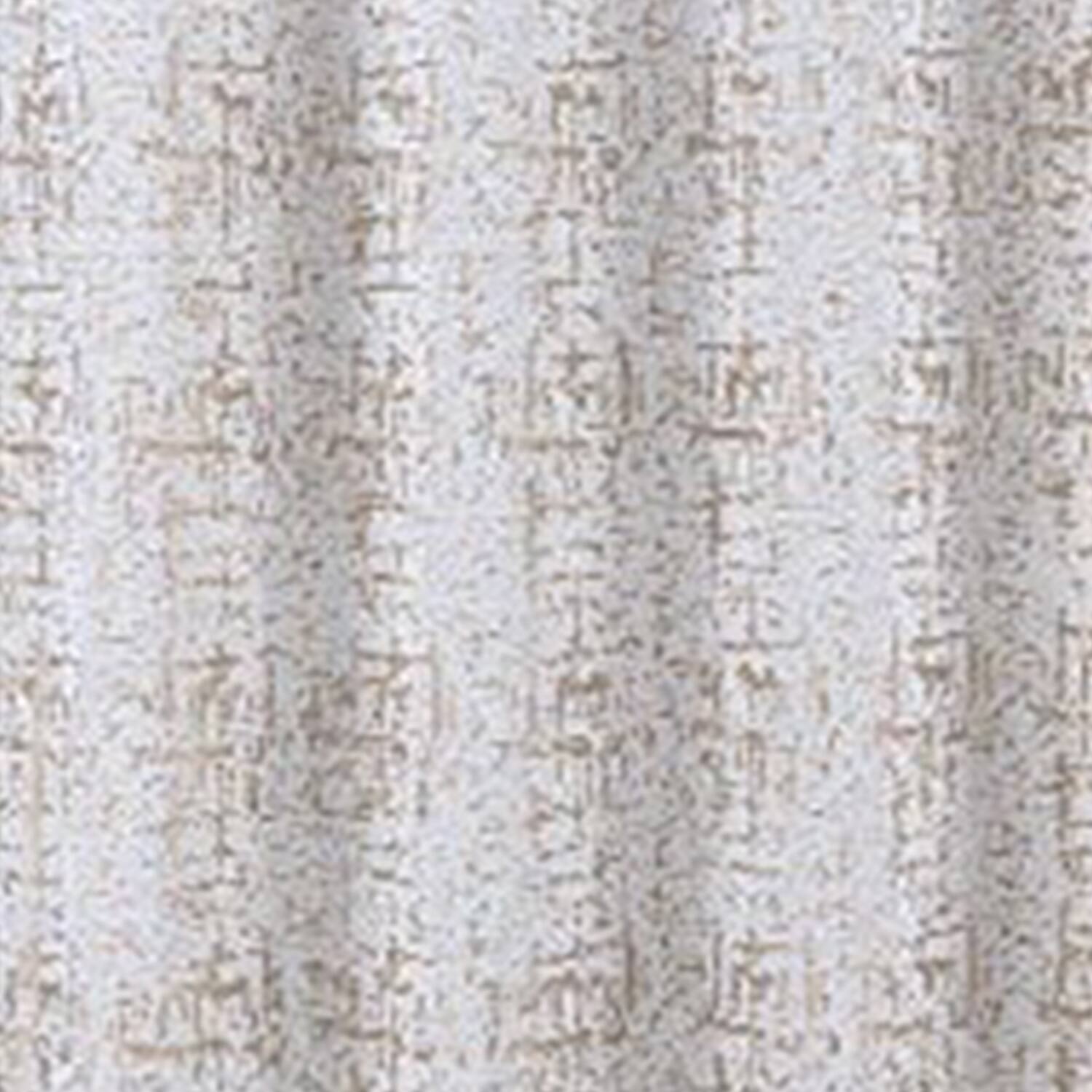 Alt View 2. RT Designers Collection - RT Designers Collection 100% Polyester 140 GSM Luca Jacquard Grommet Curtain Panel 54" x 84" Taupe - Taupe.