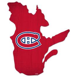 Fan Creations - Montreal Canadiens 12" Logo State Sign - Multicolor