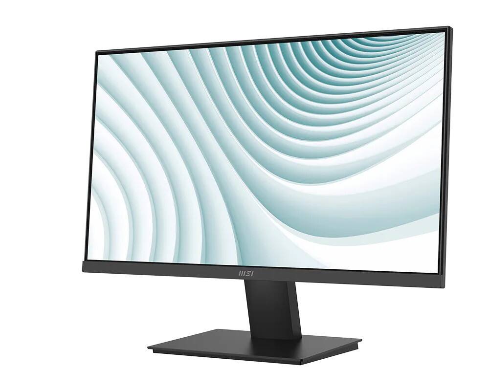 Angle. MSI - 24'' FHD VA Monitor, Anti Glare, Anti Flicker Free, VESA Mount, Low Blue Light, HDMI & DKZ Hub, 1 Pack - Black.