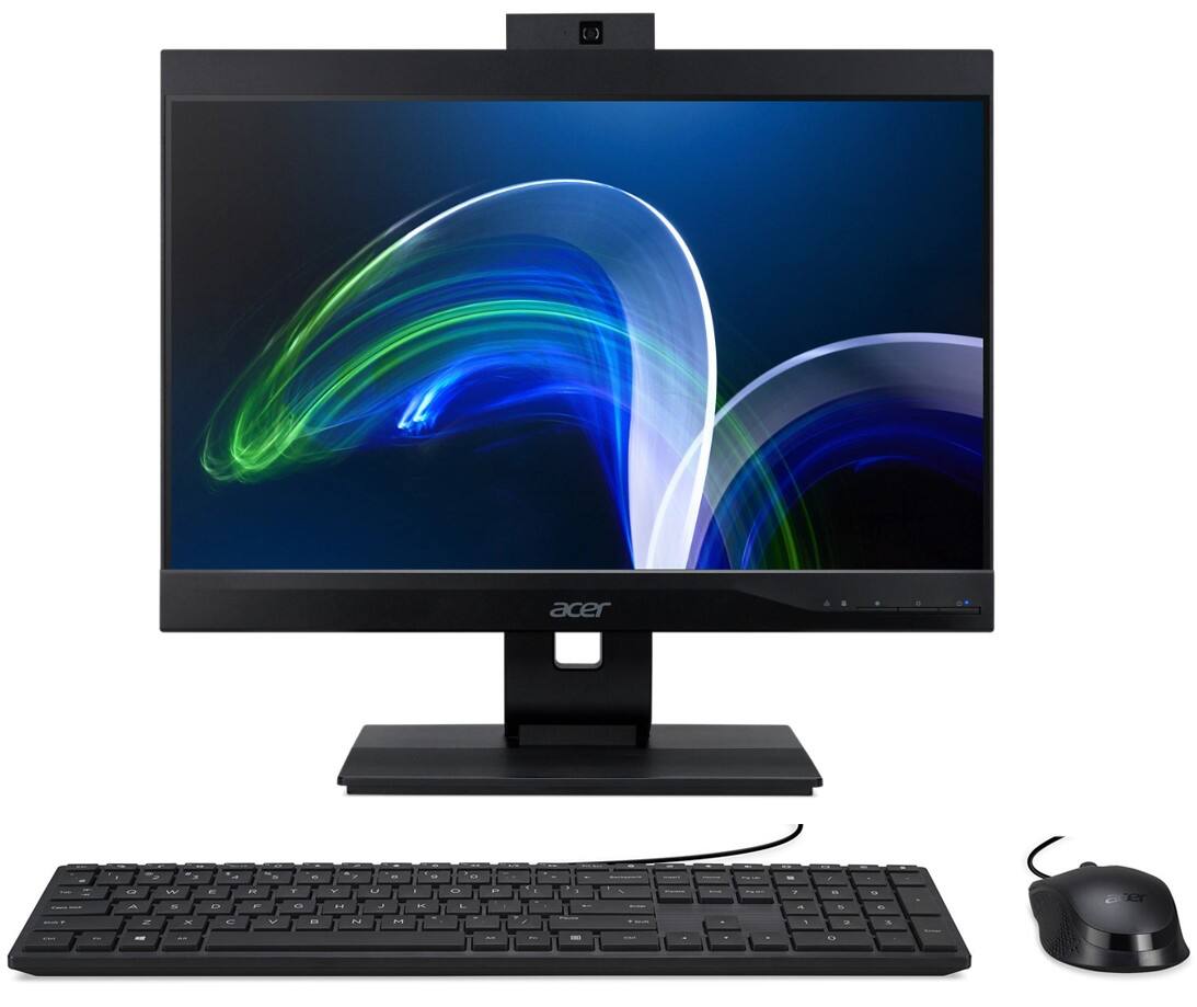 Alt View 3. Acer - Veriton Z4680G-I71170S1 Business All-in-One 21.5" FHD Display (Intel i7-11700, 16GB DDR4, 512GB PCIe SSD, Win 11 Pro) - Black.