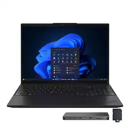 Lenovo - ThinkPad L16 16" WUXGA Touchscreen,Intel Ultra 5 225U,16GB RAM,1TB SSD+1TB Dock Set,Fingerprint,Win 11 - Black