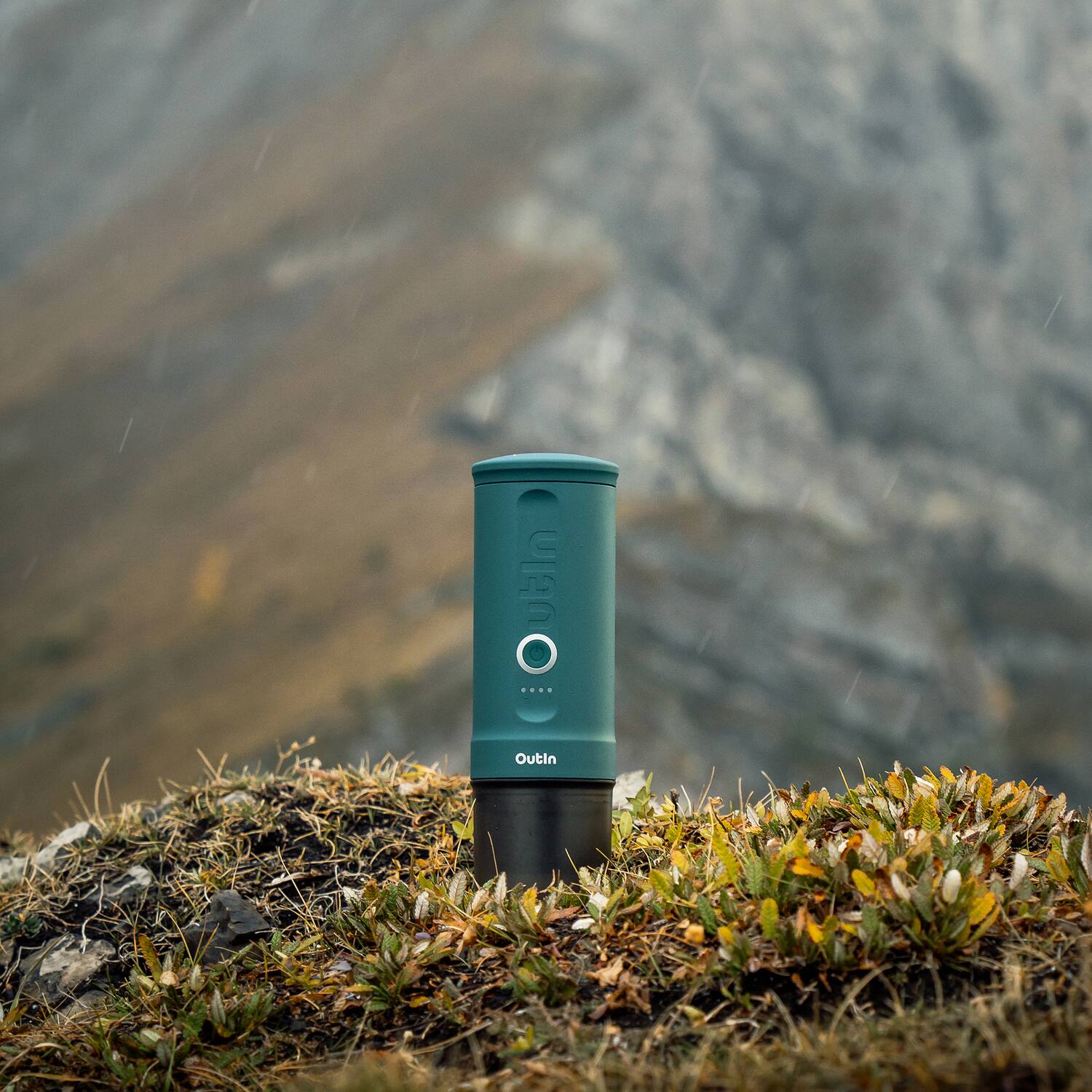 【美品】OutIn Nano ポータブル電動エスプレッソマシン Teal Nano Teal Portable Espresso Maker | 2-in-1 Ground & Capsules