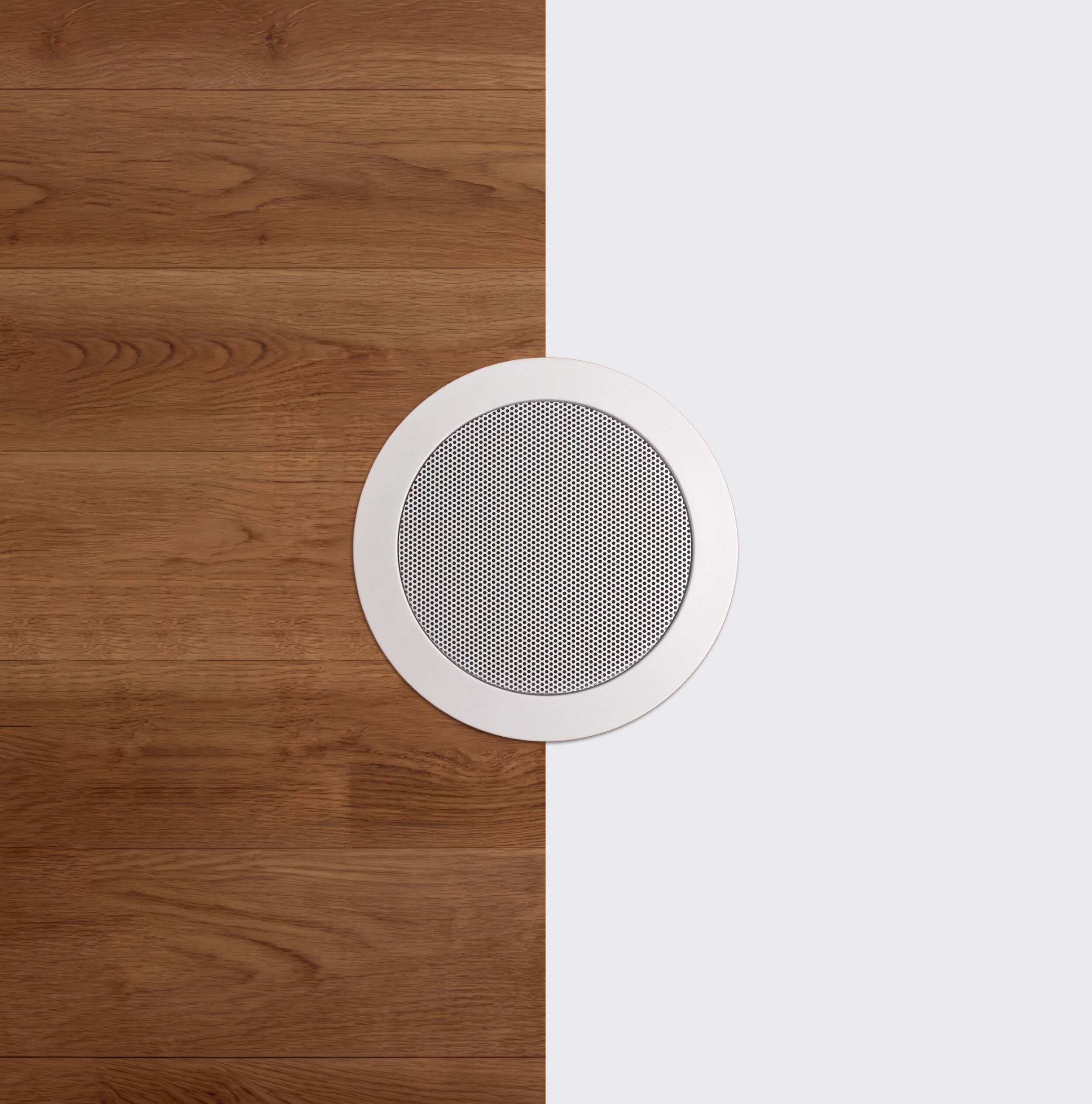 Alt View 24. MartinLogan - Variable Aperture System 3” Full-Range 2-Way In-Ceiling Speaker with Dual 5.5” Woofers and a 2” High-Output Driver - Paintable White.