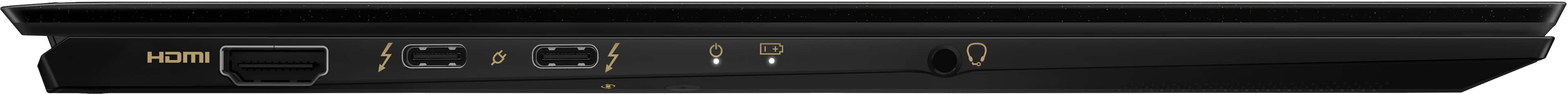 Alt View 15. MSI - Prestige 13”AI+ - Ukiyoe Edition 13.3"OLED Laptop- Intel Core Ultra 7-258V– Intel ARC Graphics with 32GB Memory– 1TB SSD - Stellar Gray.