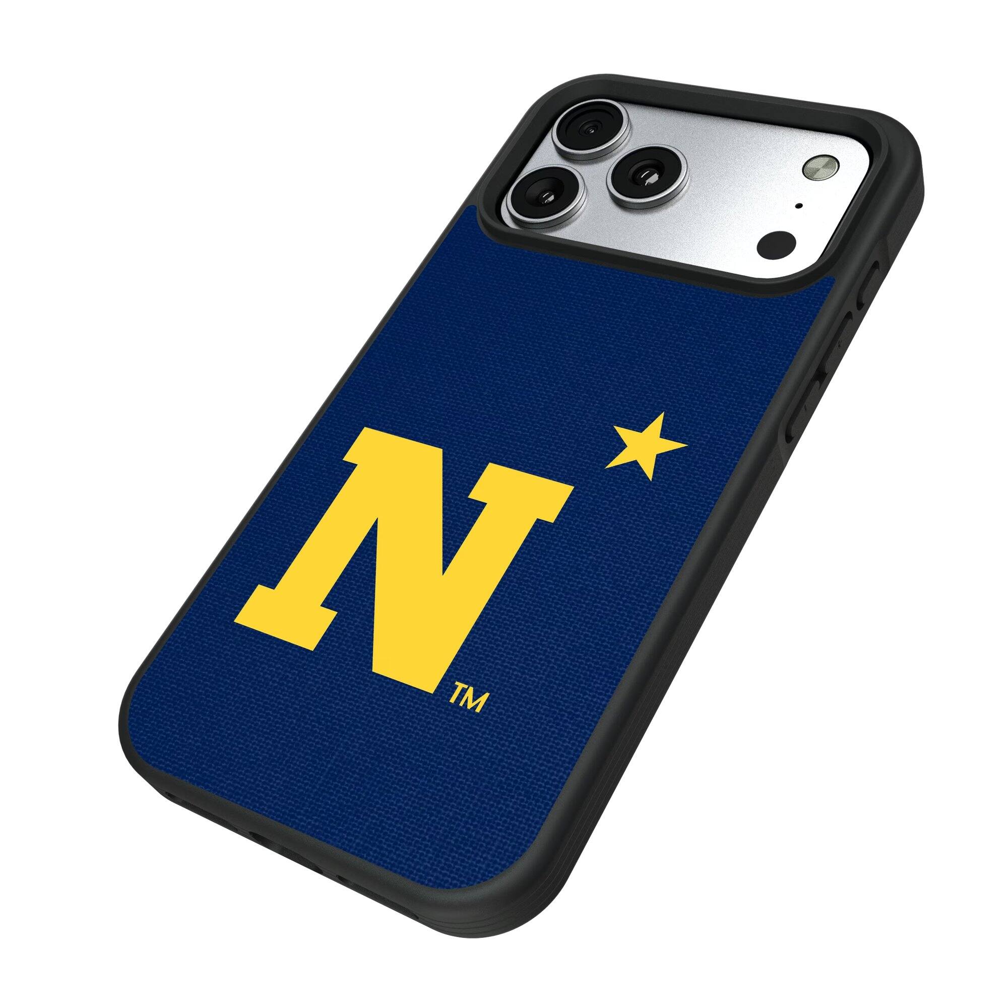 Alt View 1. Keyscaper - Navy Midshipmen Bump Case with 8.2ft Drop Protection - 13 mini - Multicolor.