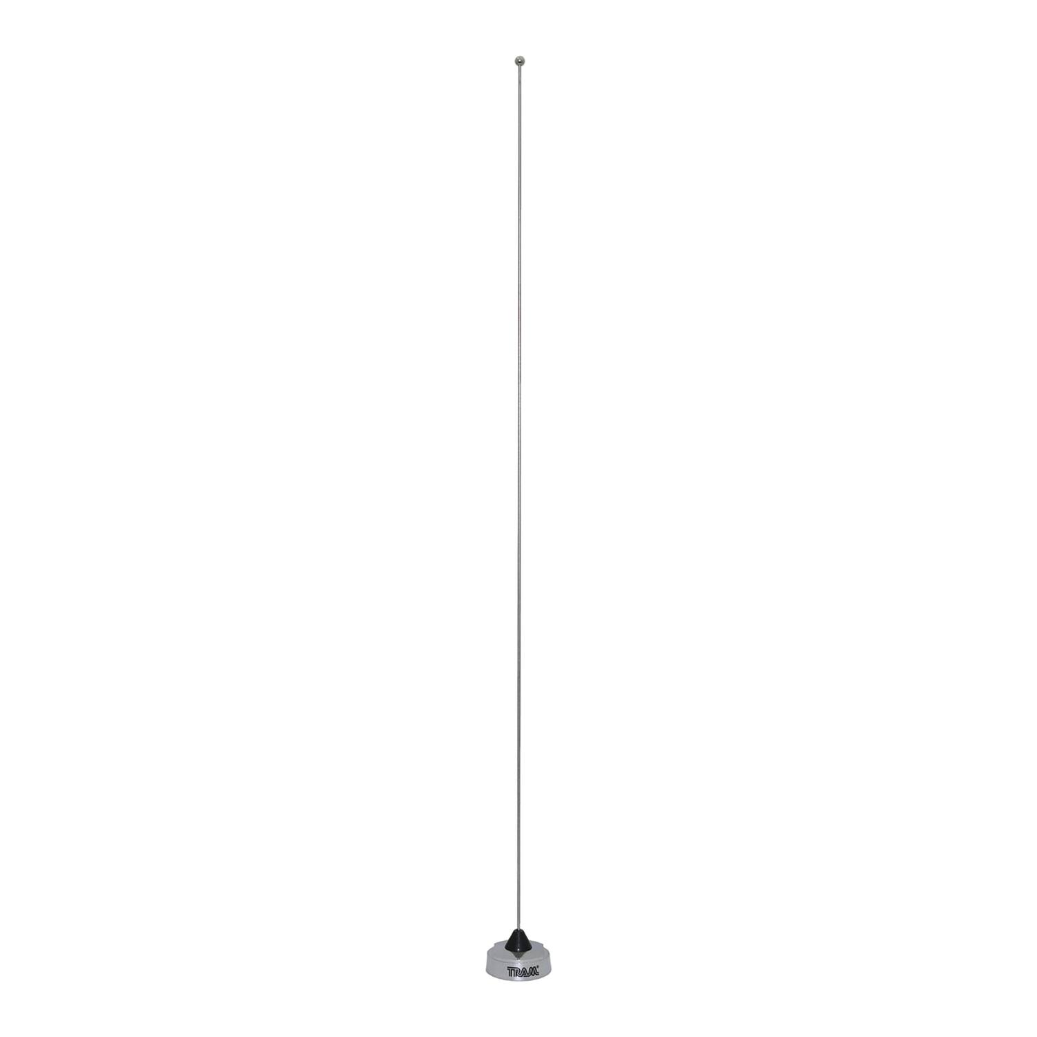 Tram - 200-Watt Pretuned 150-162 MHz Chrome-Nut Quarter-Wave Antenna with NMO Mounting - Stainless Steel