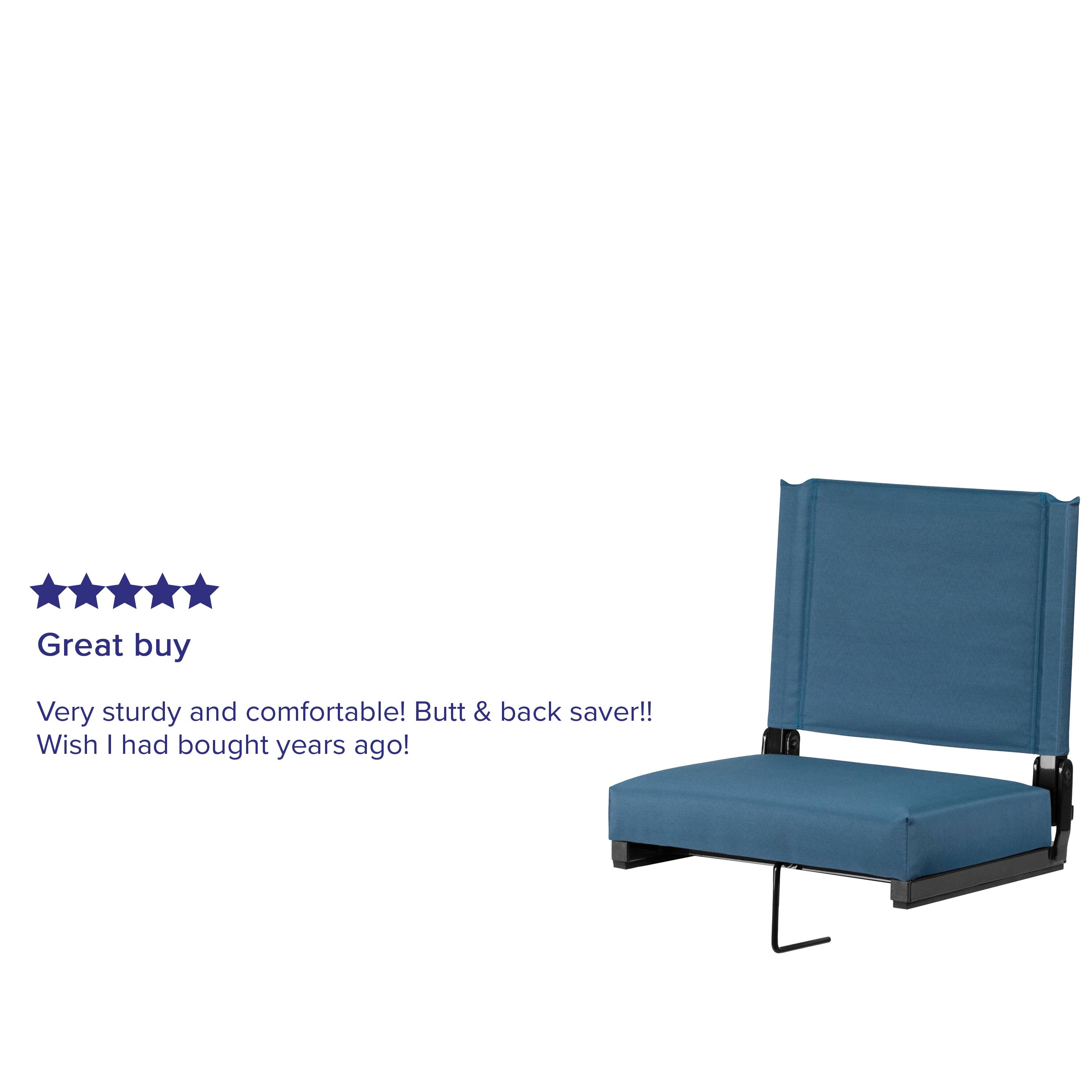 Great buy

Very sturdy and comfortable! Butt & back saver!! Wish I had bought years ago!