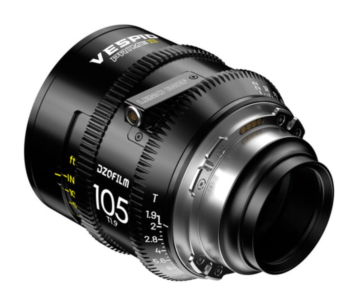 VESPID  
PRIME 105mm T2.2

LEMO 17

DZOFILM

105  
T1.9  
2  
2.8  
4  
5.6  
8

ft  
IN  
10  
5