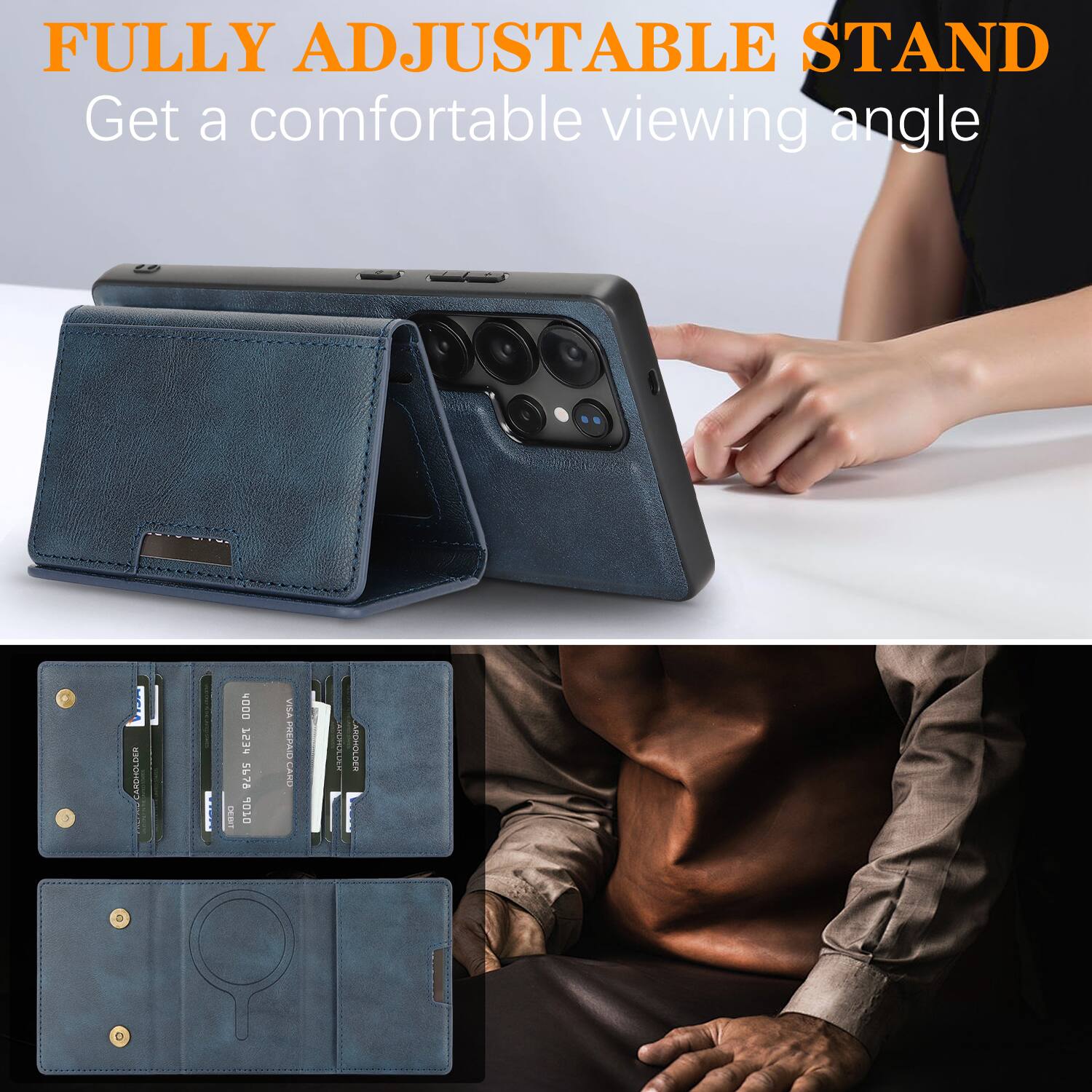 FULLY ADJUSTABLE STAND  
Get a comfortable viewing angle