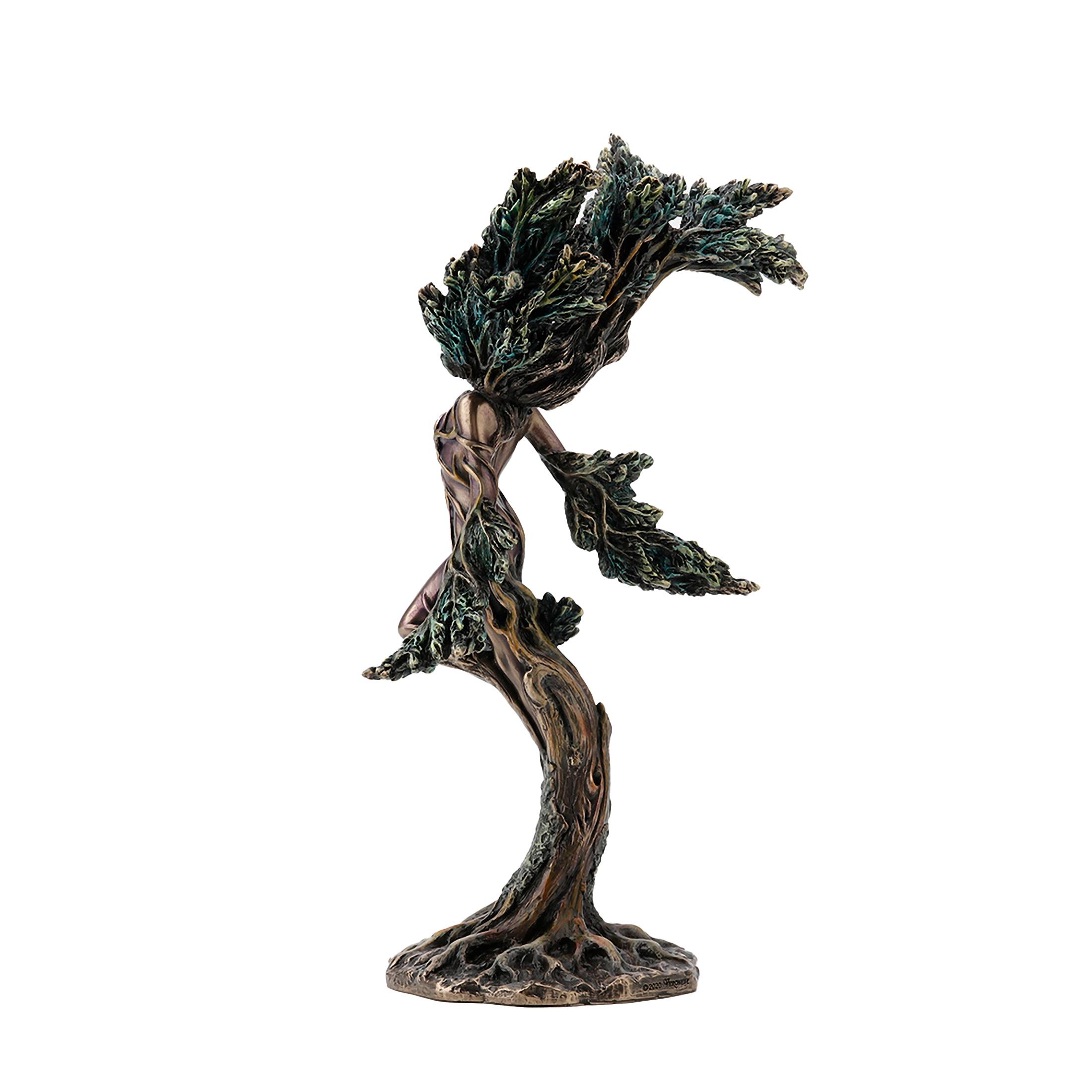Alt View 3. Veronese Design - Bronze Finished Meliae The Forest Nymph Statue Greek Mythology - Bronze.