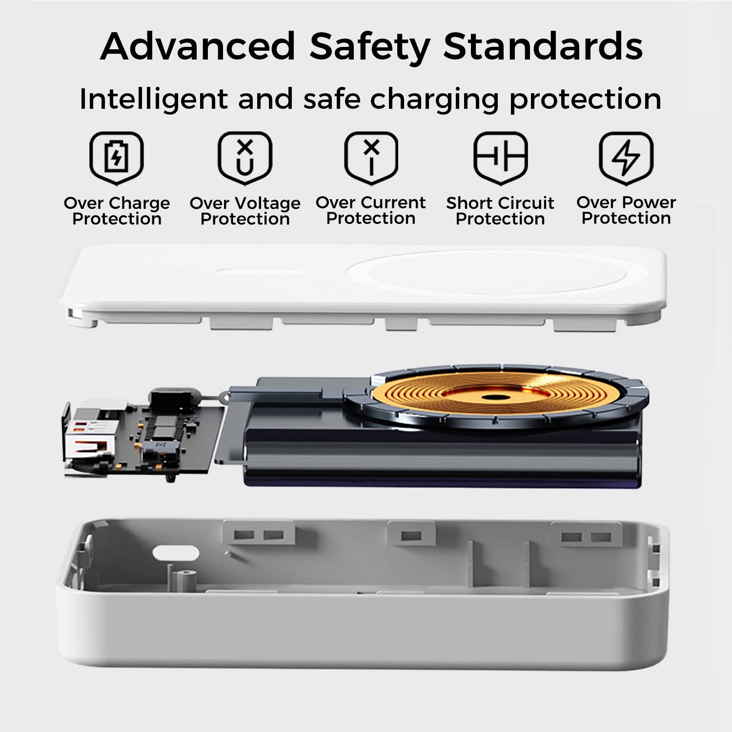 Advanced Safety Standards
Intelligent and safe charging protection

Over Charge Protection
Over Voltage Protection
Over Current Protection
Short Circuit Protection
Over Power Protection