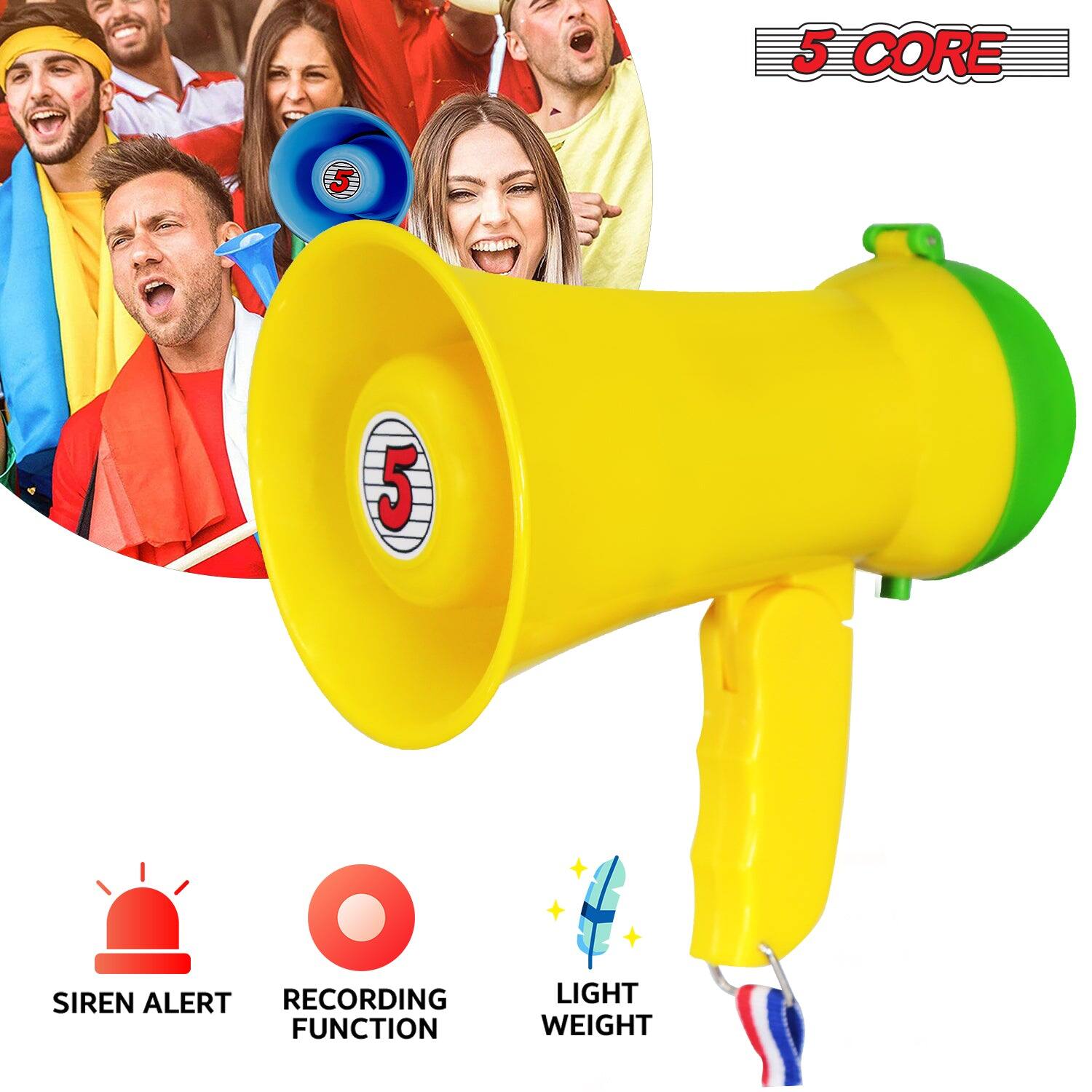 5 CORE

- SIREN ALERT
- RECORDING FUNCTION
- LIGHT WEIGHT